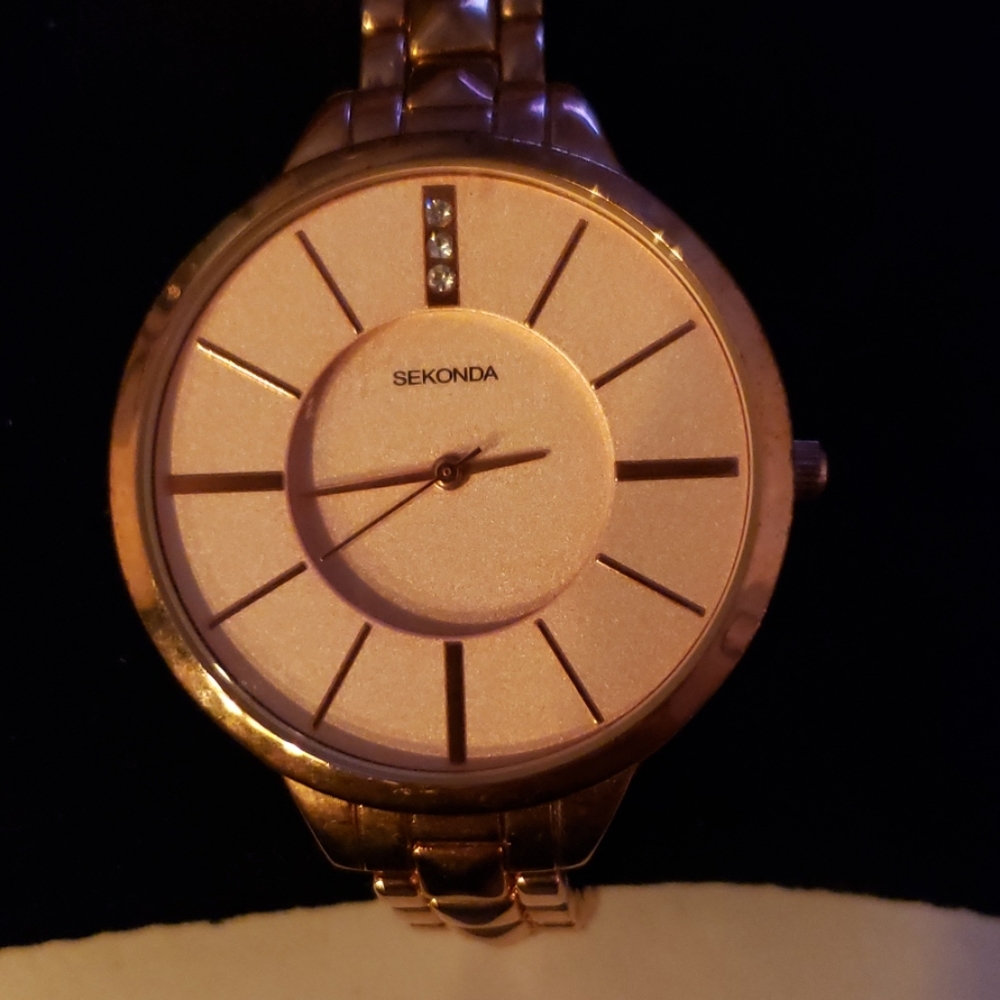 Sekonda rose gold womens watch
